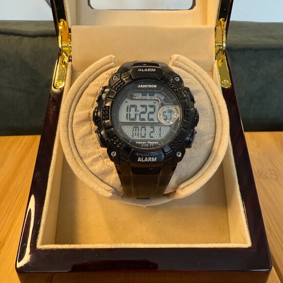 Armitron Pro Sport Oversized Digital Chronograph Resin Sport Watch, 46mm - Picture 1 of 4